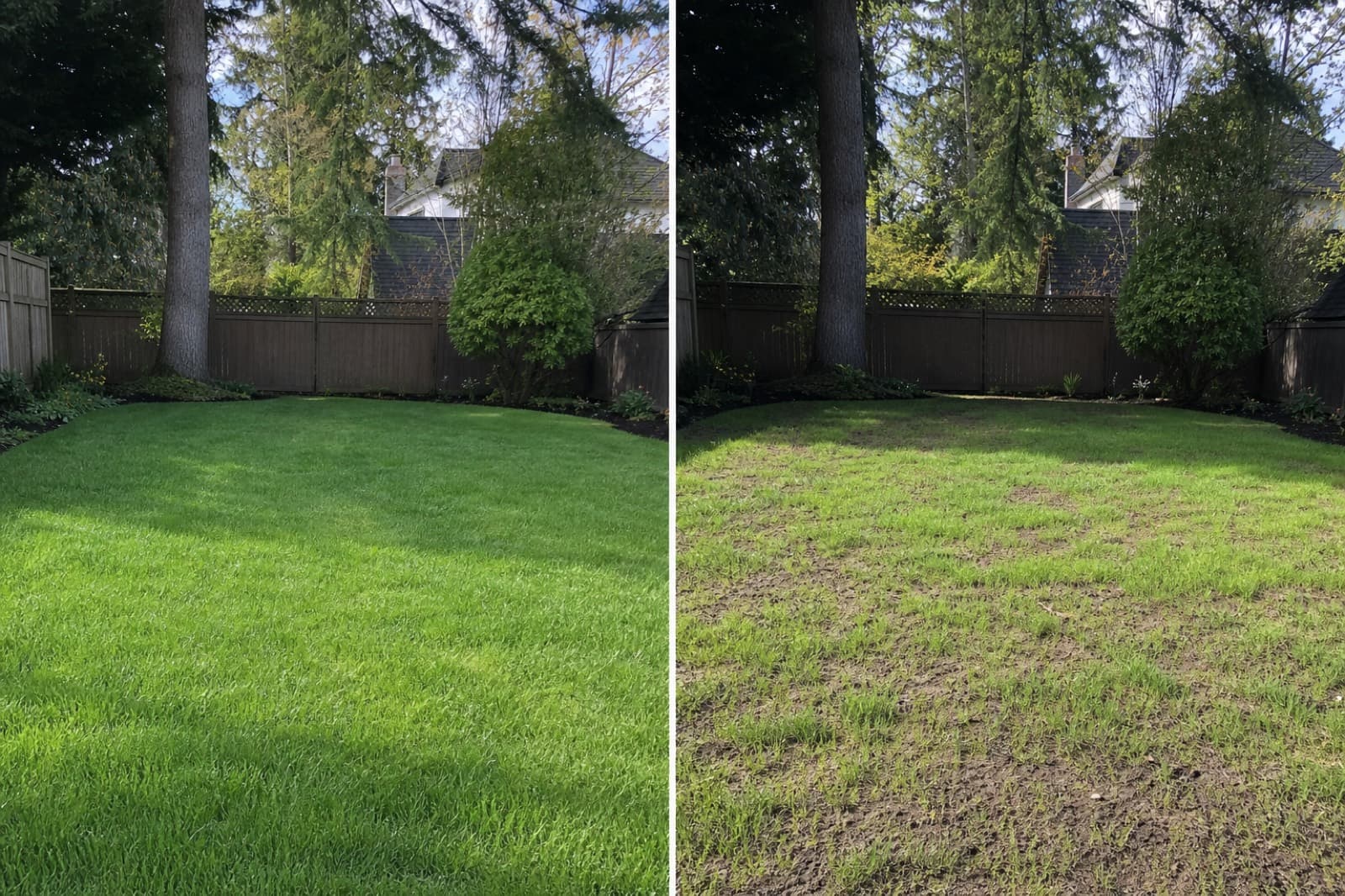 Comparison of artificial turf and natural grass options for a Victoria BC yard
